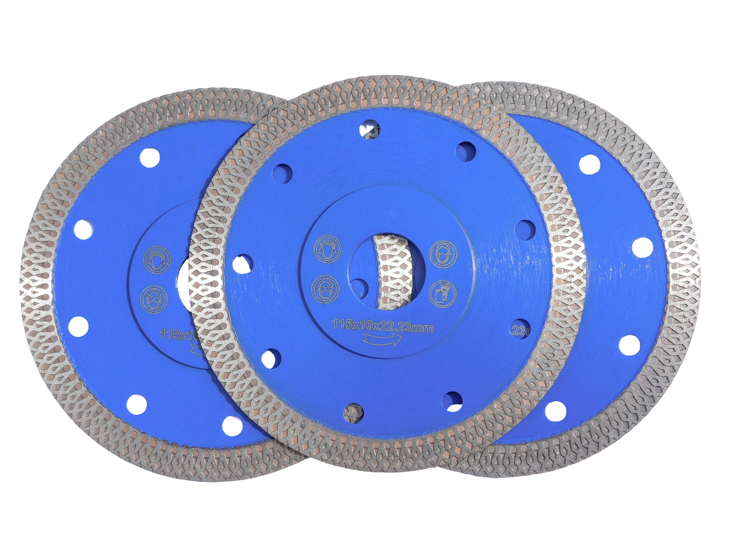 Stone & Tile Cutting Disc 4" Diamond Cutting Disc for Grinding Stone Ceramic and Porcelain Tiles 3x Pack by DIY Simple
