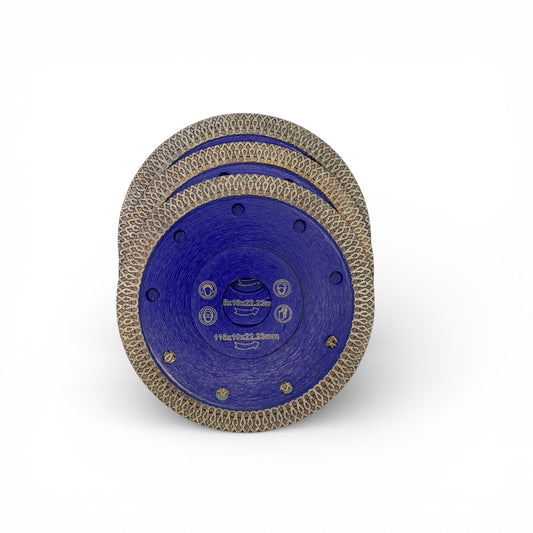 Stone & Tile Cutting Disc 4" Diamond Cutting Disc for Grinding Stone Ceramic and Porcelain Tiles 3x Pack