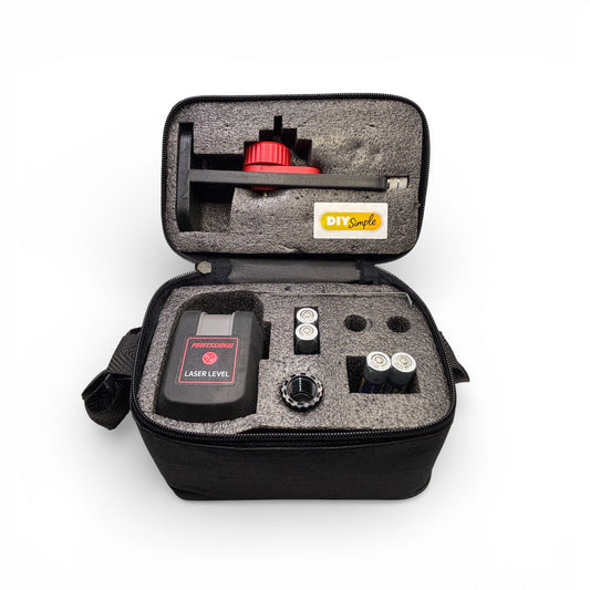 Laser Level Self Levelling 360 Green Lines with Brackets & Case