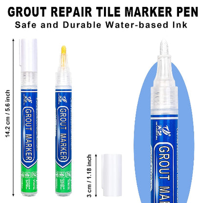 Grout Reviver Pen for Floor & Wall Tile Joints