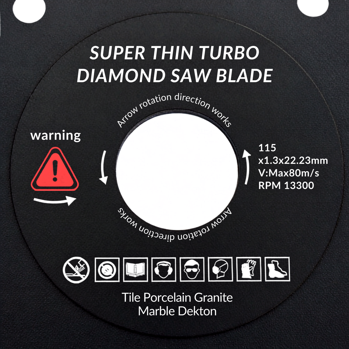 DIY Simple Super Thin Turbo Diamond Tile Grinding disc 115mm