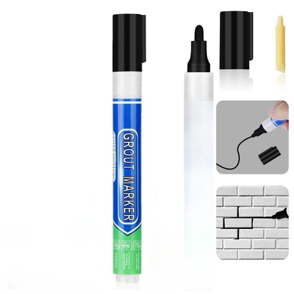 DIY Simple Grout Reviver Pen for Floor & Wall Tile Joints 8 Colours