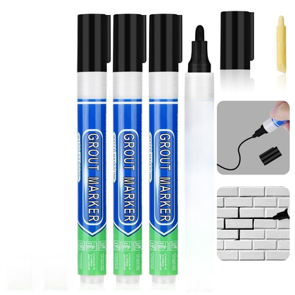 DIY Simple Grout Reviver Pen for Floor & Wall Tile Joints 8 Colours