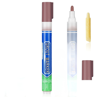 DIY Simple Grout Reviver Pen for Floor & Wall Tile Joints 8 Colours