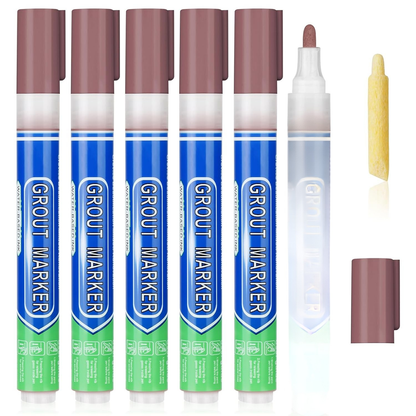 DIY Simple Grout Reviver Pen for Floor & Wall Tile Joints 8 Colours