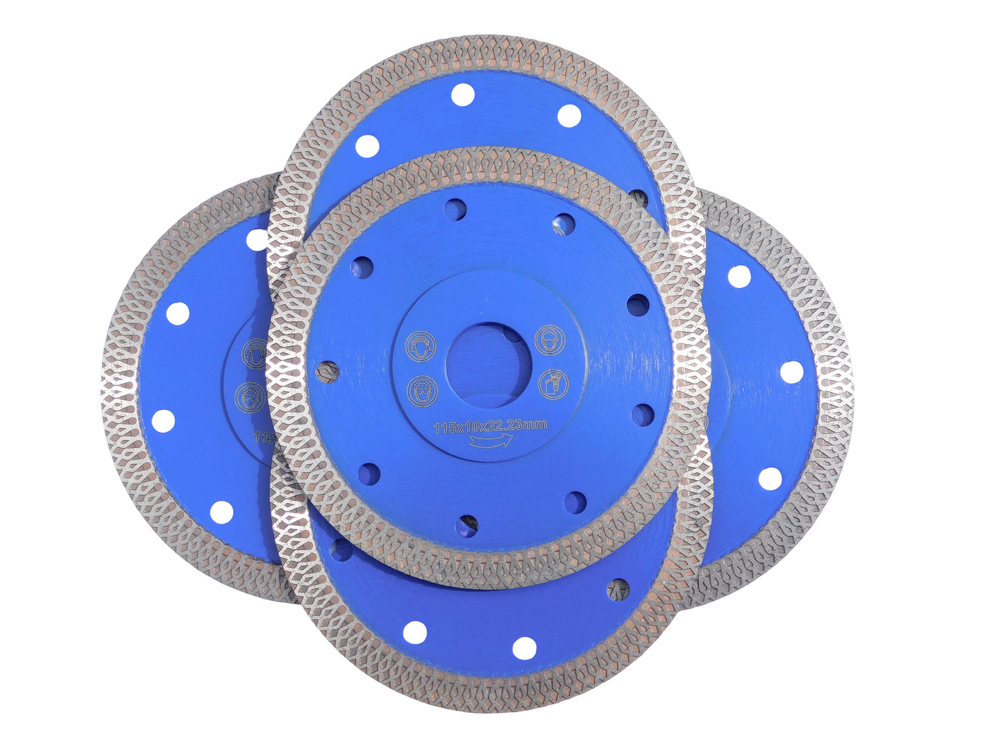 Stone & Tile Cutting Disc 4" Diamond Cutting Disc for Grinding Stone Ceramic and Porcelain Tiles 5x Pack by DIY Simple