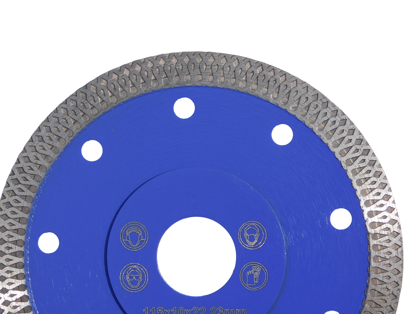 Stone & Tile Cutting Disc 4" Diamond Cutting Disc for Grinding Stone Ceramic and Porcelain Tiles 5x Pack by DIY Simple