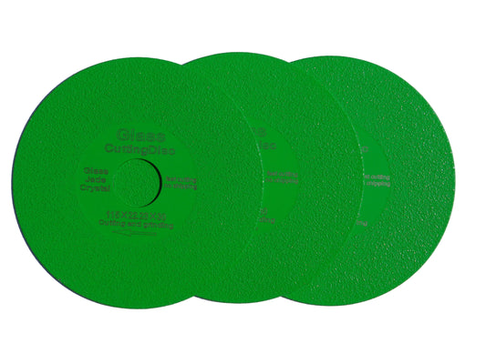 Glass Cutting Disc 4" Diamond Cutting Disc  for Grinding Jade Crystal Tile Ceramic 3x Pack by DIY Simple