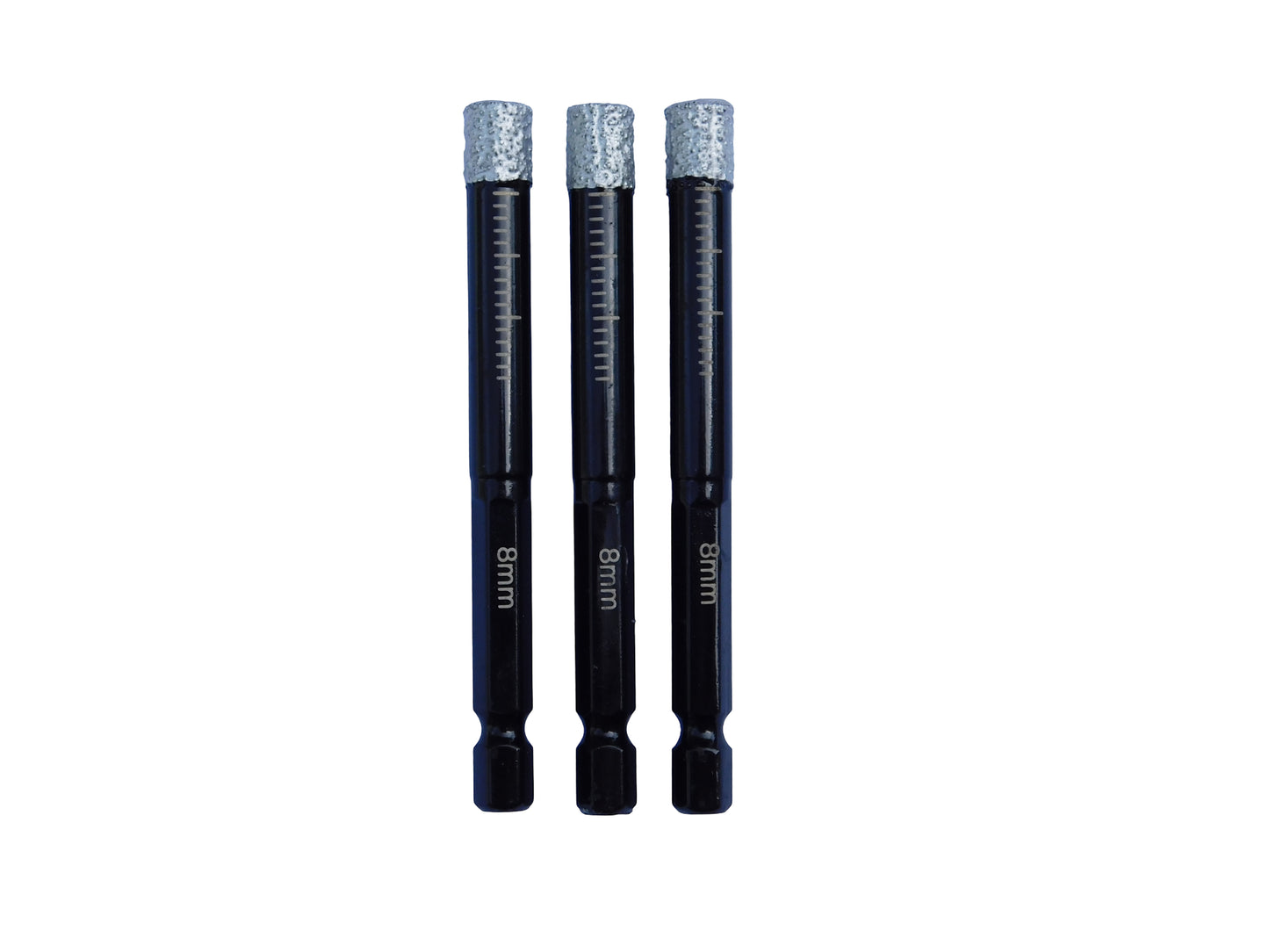 8mm Diamond Tipped Ceramic Porcelain Marble Tiles Drill Bit x3 pack by DIY Simple