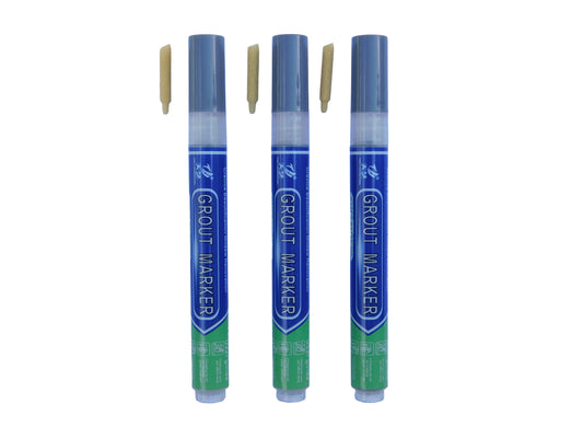 Grout & Wall Refurb Marker Pen 3x pack in Light Grey by DIY Simple