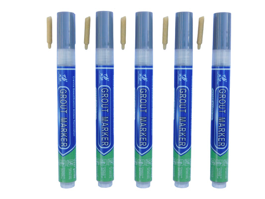 Grout & Wall Refurb Marker Pen 5x pack in Light Grey by DIY Simple
