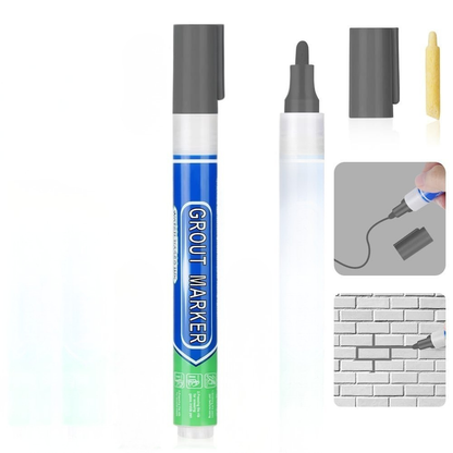 DIY Simple Grout Reviver Pen for Floor & Wall Tile Joints 8 Colours