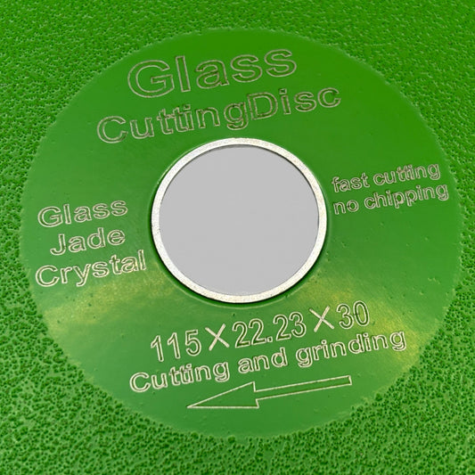 Glass Cutting Disc 4" Diamond Cutting Disc for Grinding Jade Crystal Tile Ceramic 5x Pack
