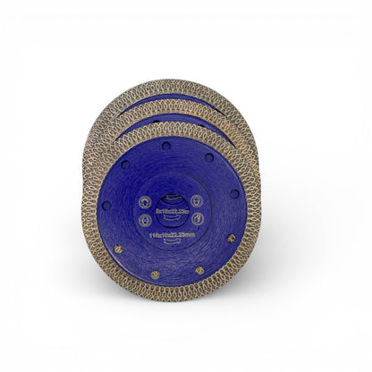 Stone & Tile Cutting Disc 4" Diamond Cutting Disc for Grinding Stone Ceramic and Porcelain Tiles 3x Pack