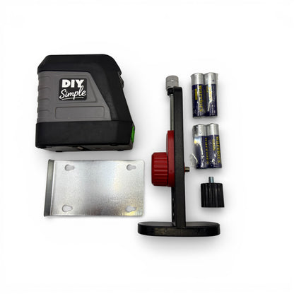 Laser Level Self Levelling 360 Green Lines with Brackets & Case