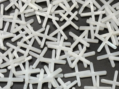 Tile levelling System with Wrench & 3mm Cross Spacers 50 Pack