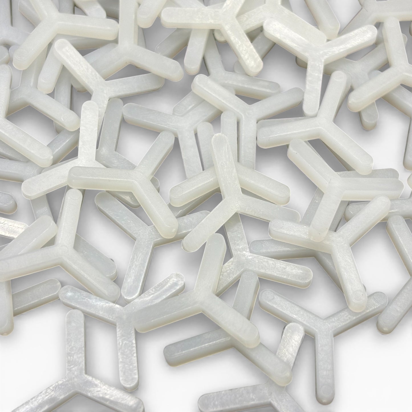 Tile levelling System with Wrench & 2mm Y Hexagonal Tile Spacers 100 Pack