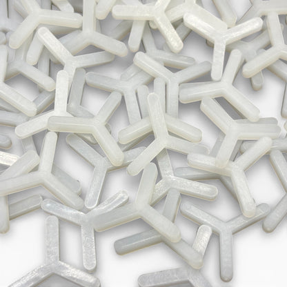 Tile levelling System with Wrench & 2mm Y Hexagonal Tile Spacers 100 Pack