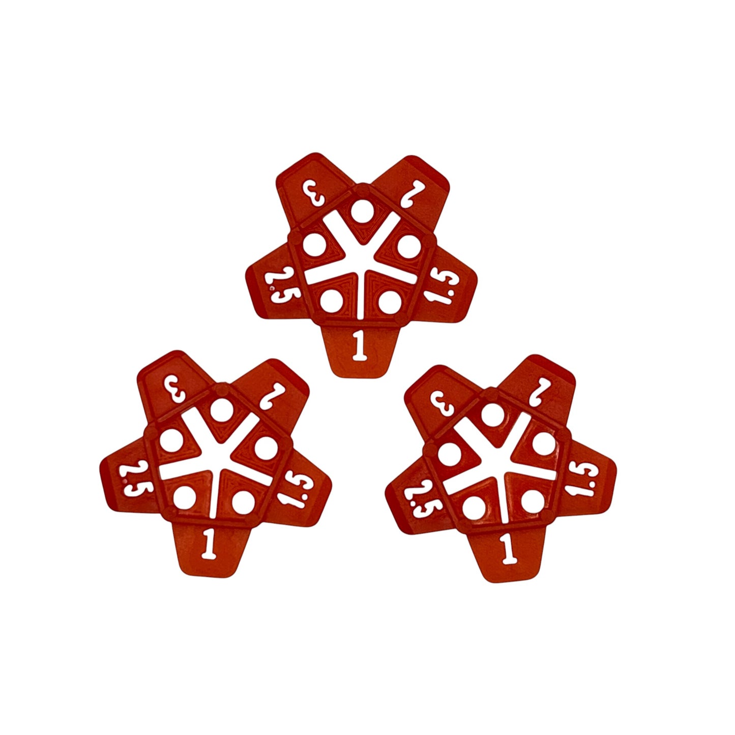 Tile Spacers 5 Point Star Multi Size Tile Joint Spacer 100 Pack