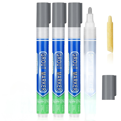 DIY Simple Grout Reviver Pen for Floor & Wall Tile Joints 8 Colours