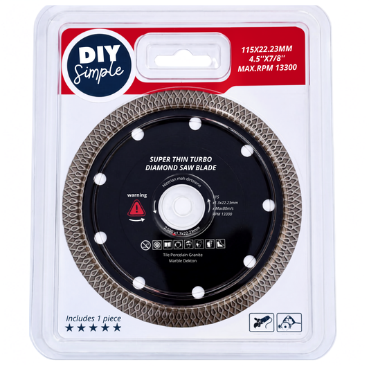 DIY Simple Precision Turbo Mesh Diamond Tile Grinding Disc 115mm