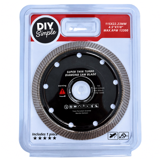 DIY Simple Super Thin Turbo Diamond Tile Grinding disc 115mm