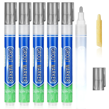 DIY Simple Grout Reviver Pen for Floor & Wall Tile Joints 8 Colours