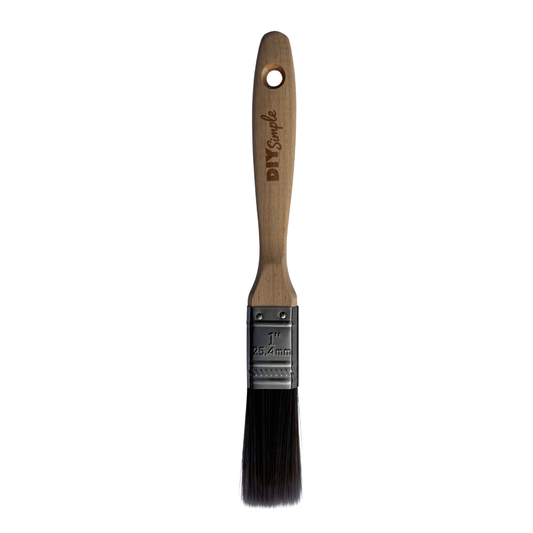 DIY Simple Paint Brush with Wooden Handle for Matt, Satin & Gloss Paints